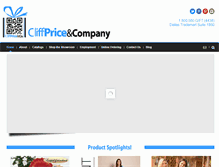 Tablet Screenshot of cliffprice.com